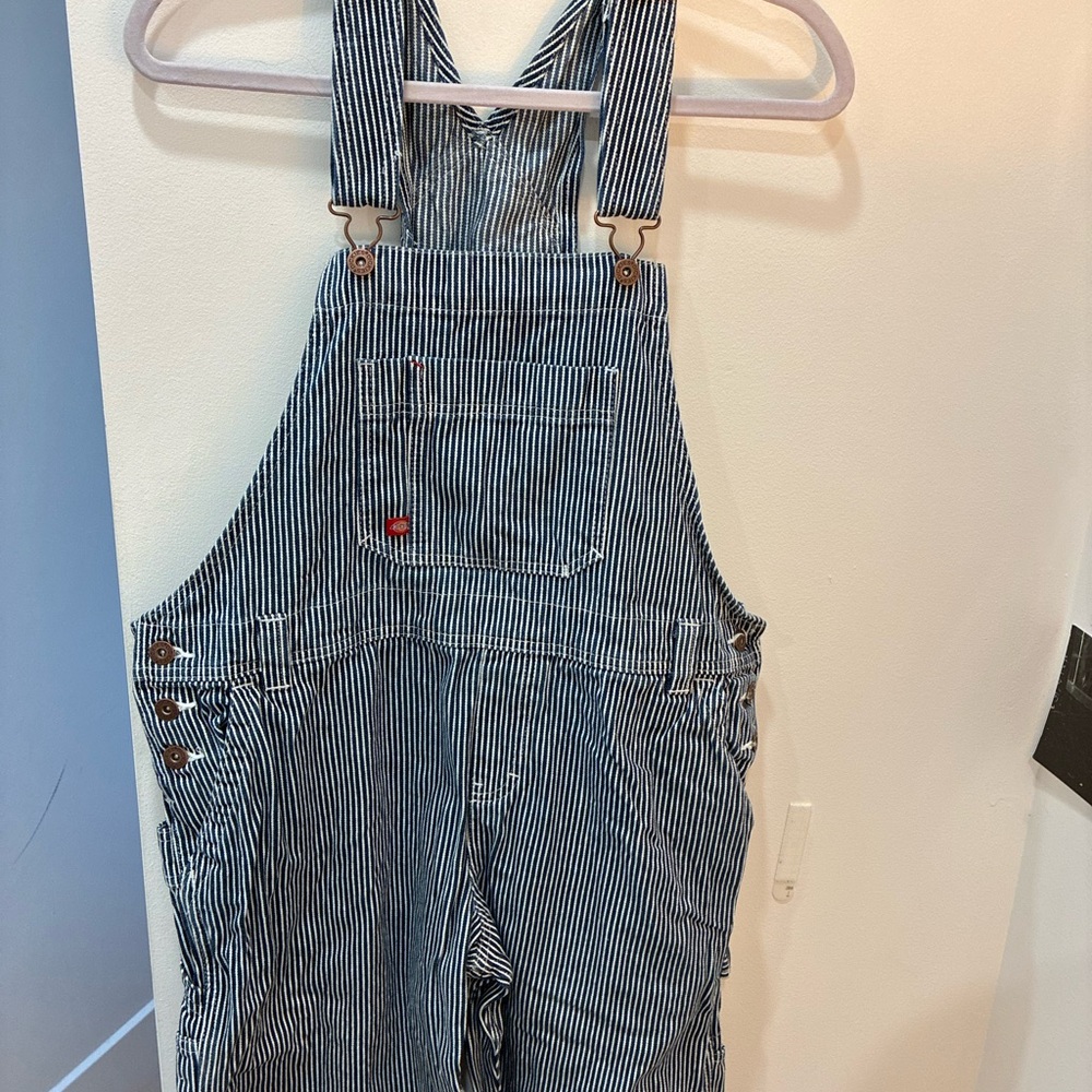 Dickies Striped Overalls